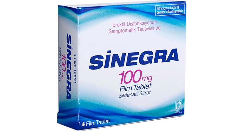 Sinegra 100mg 4 Tablets