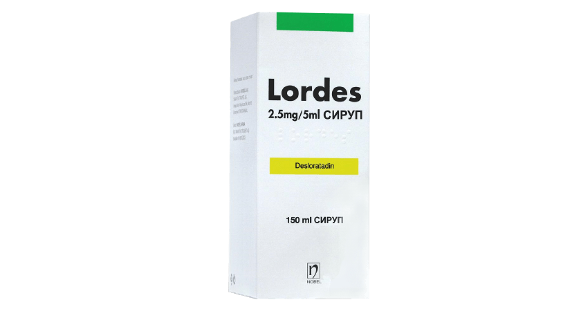Lordes 2.5mg/5ml 150ml сируп