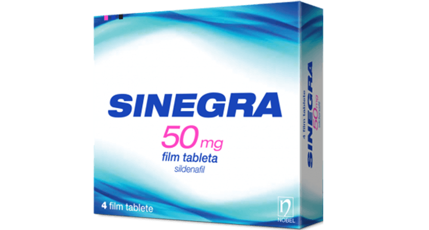 Sinegra 50mg 4 Tablets
